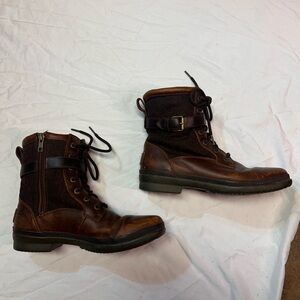 Distressed Leather UGG boots